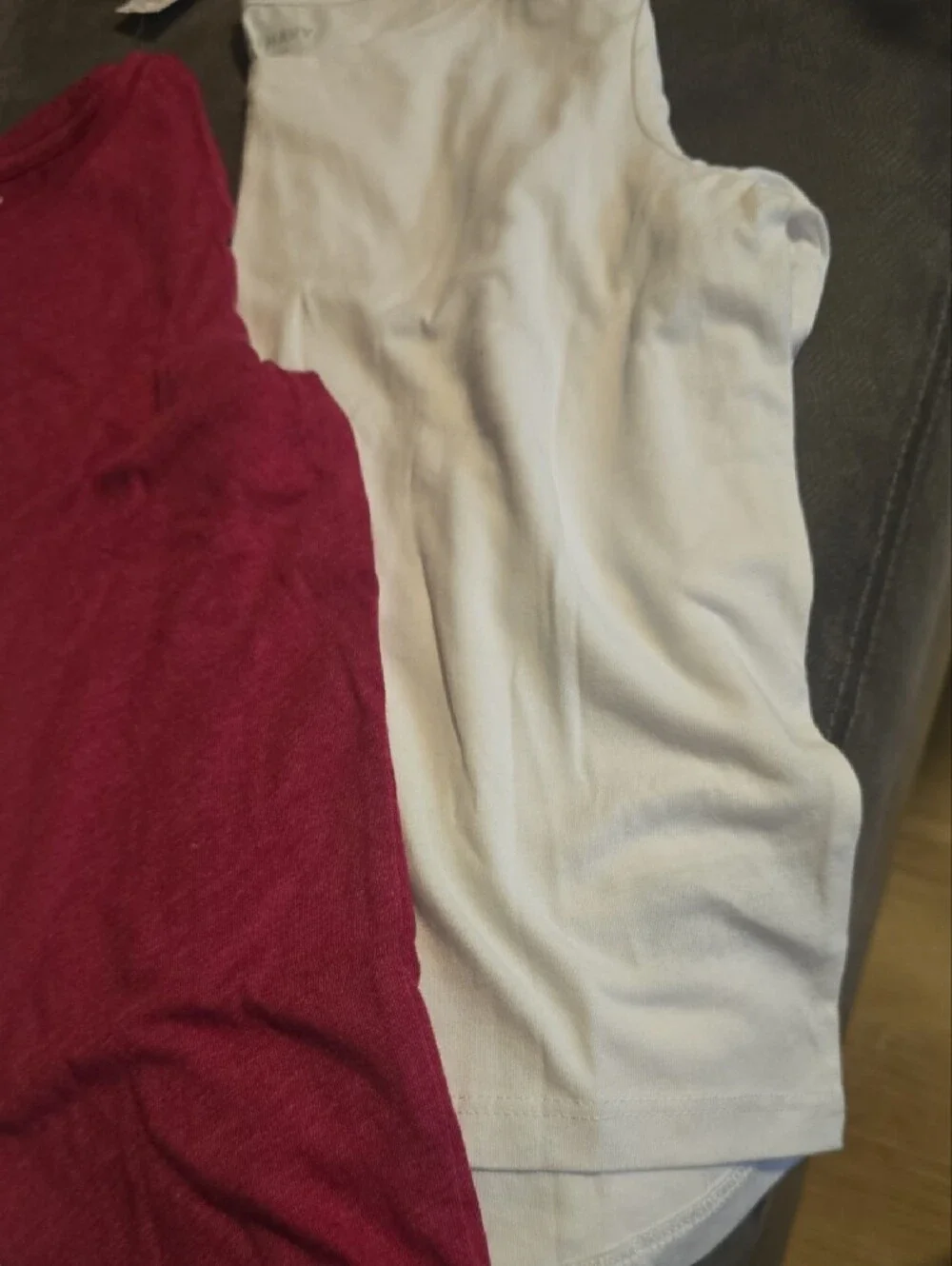 Old Navy Girls' Top 3-Pack in White, Mauve, and Cream Butterfly Print